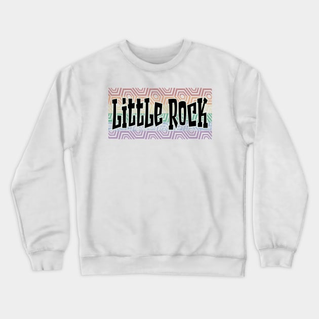 LGBTQ PATTERN AMERICA LITTLE ROCK Crewneck Sweatshirt by Zodiac BeMac